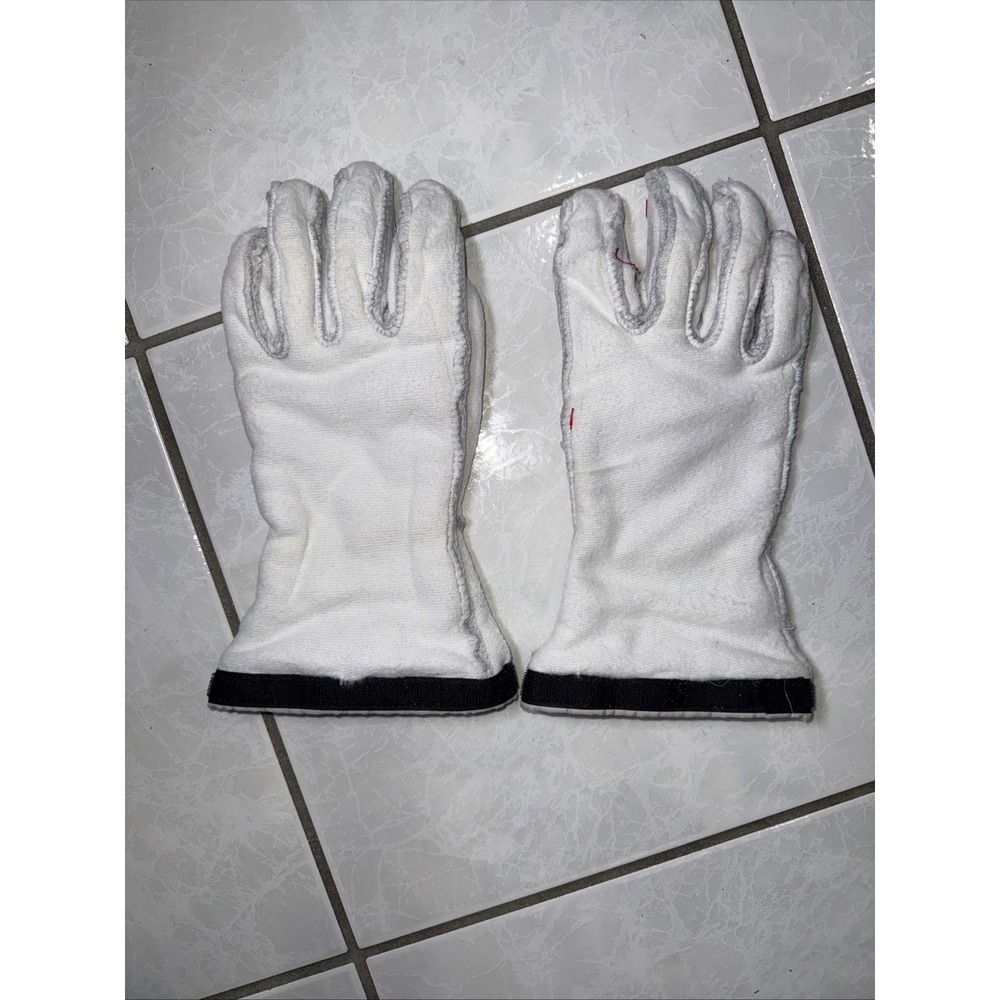Hestra Army Leather Heli Ski Gloves Unisex Size 8 Red White Winter Snow Gorpcore - Picture 14 of 16